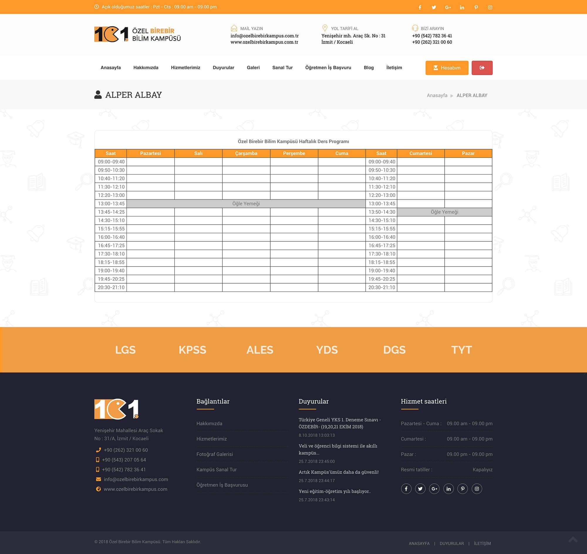 Etüt & Dersane - Öğrenci Bilgi Sistemi Scripti Resimleri 7