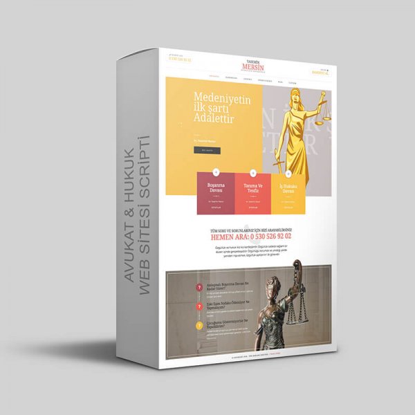 Avukatlık Sitesi Scripti