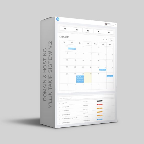 Domain Ve Hosting Takip Scripti