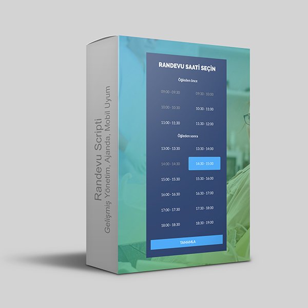 Randevu Scripti (Kuaför, Diş Hekimi Vb. Randevu Sistemi)