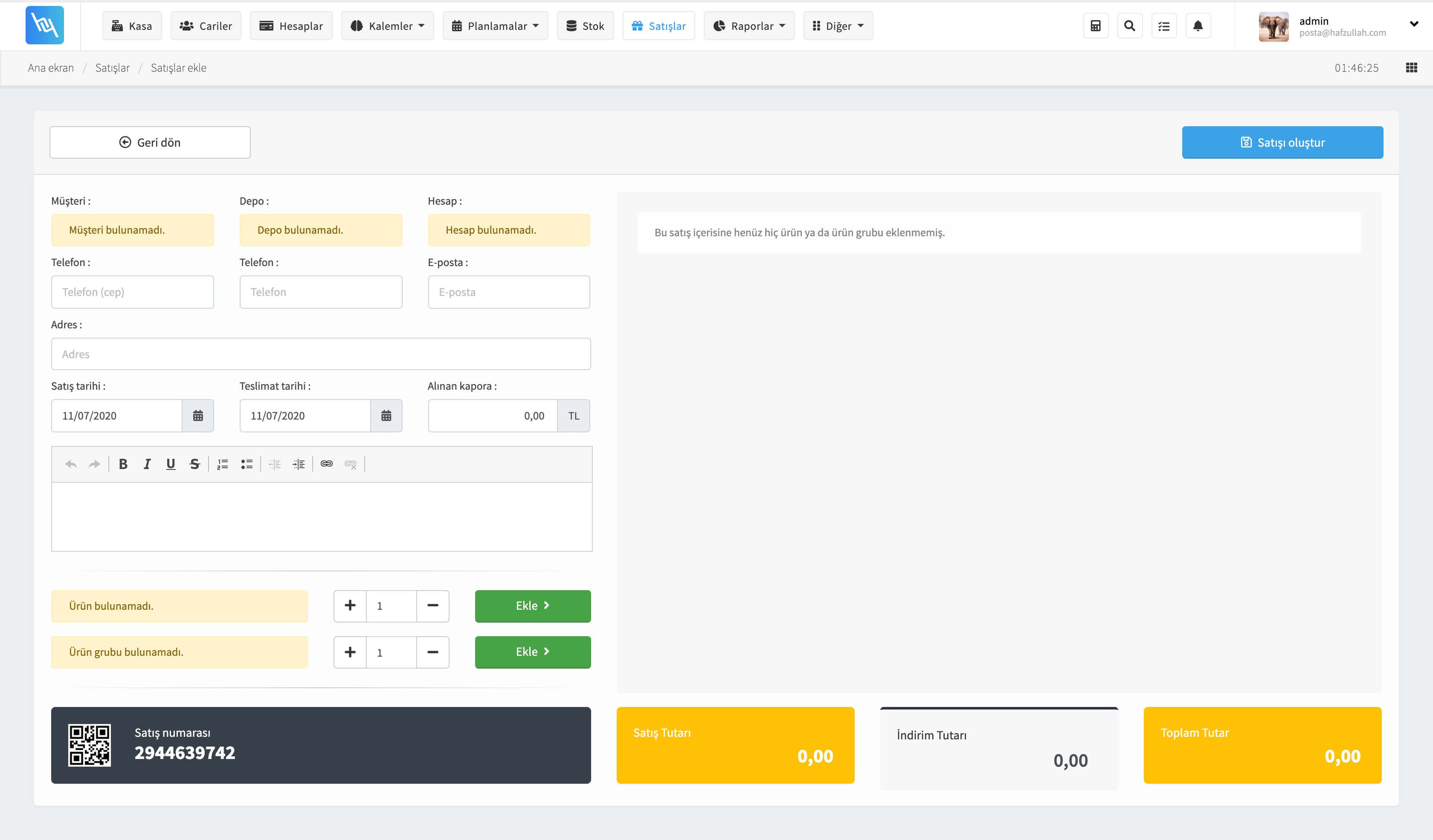 Cari, Ürün Ve Stok Takip Programı Resimleri 6