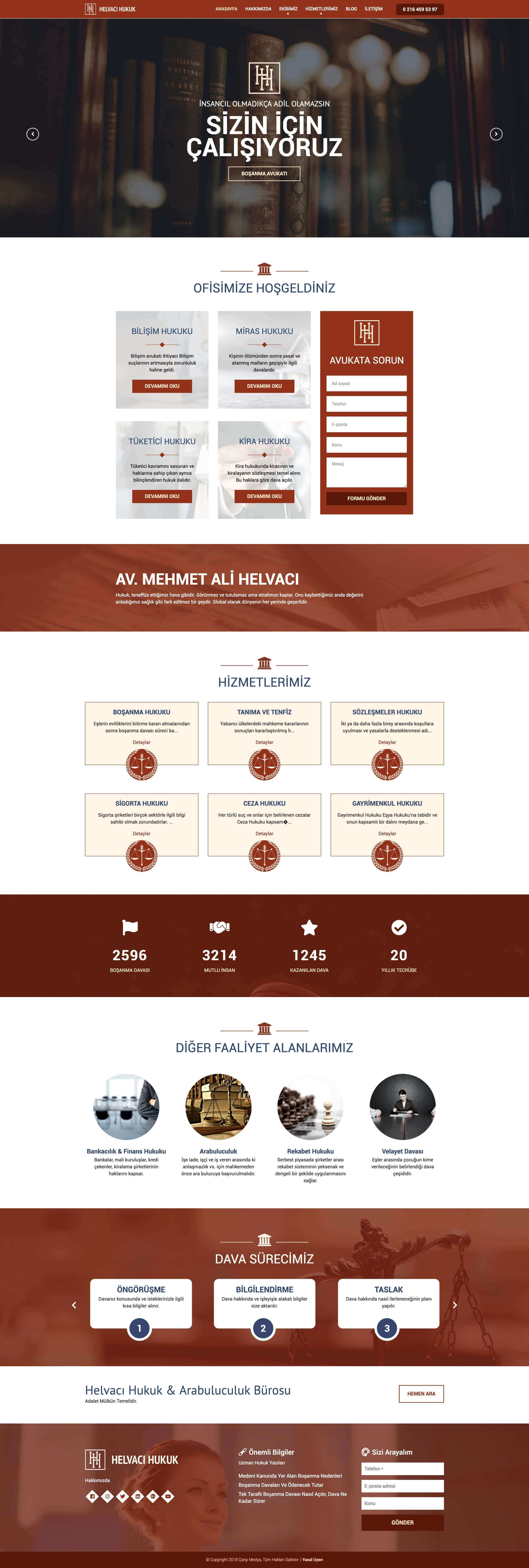 Avukatlık Sitesi Scripti - 2 Resimleri 3