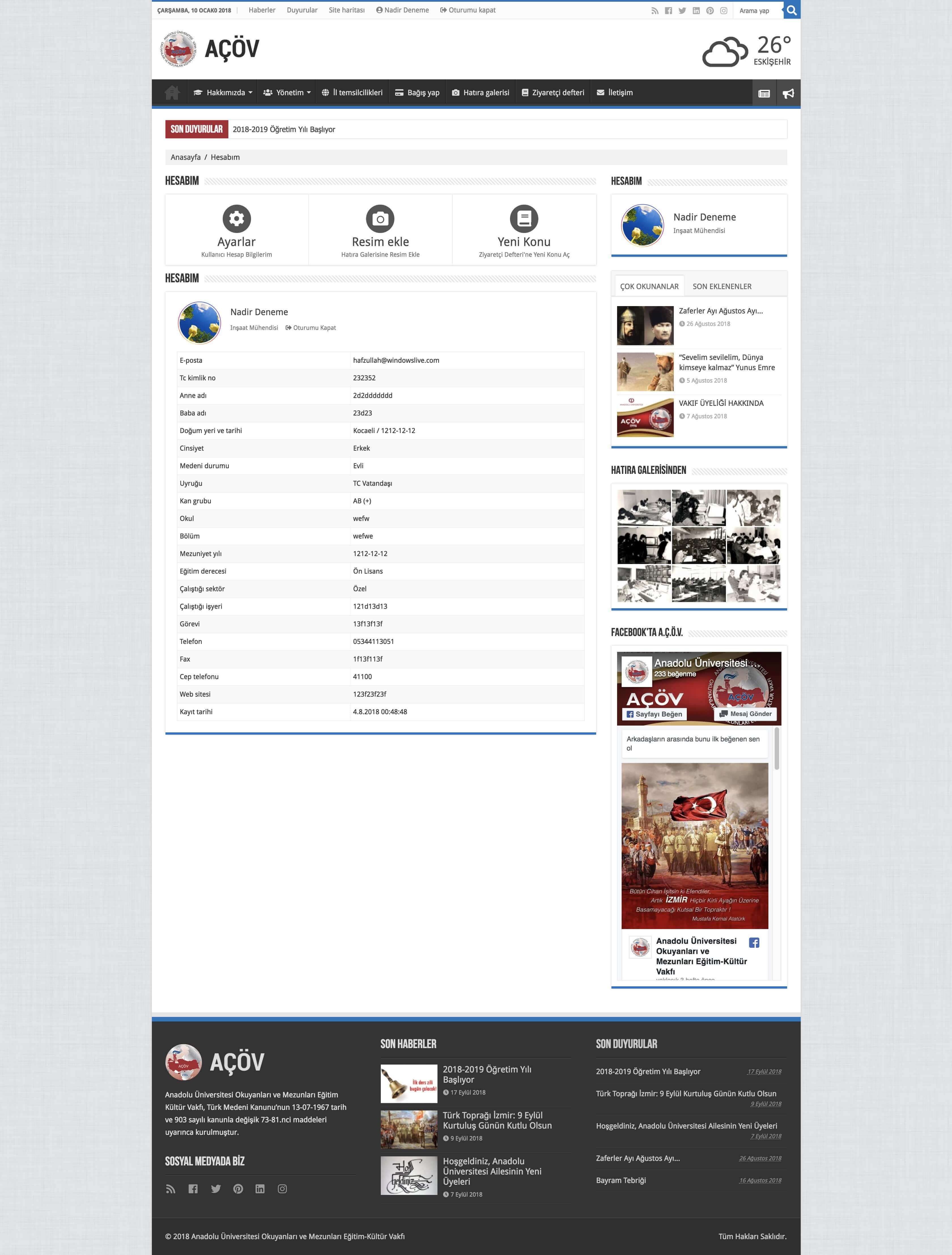 Dernek Sitesi Scripti Resimleri 13