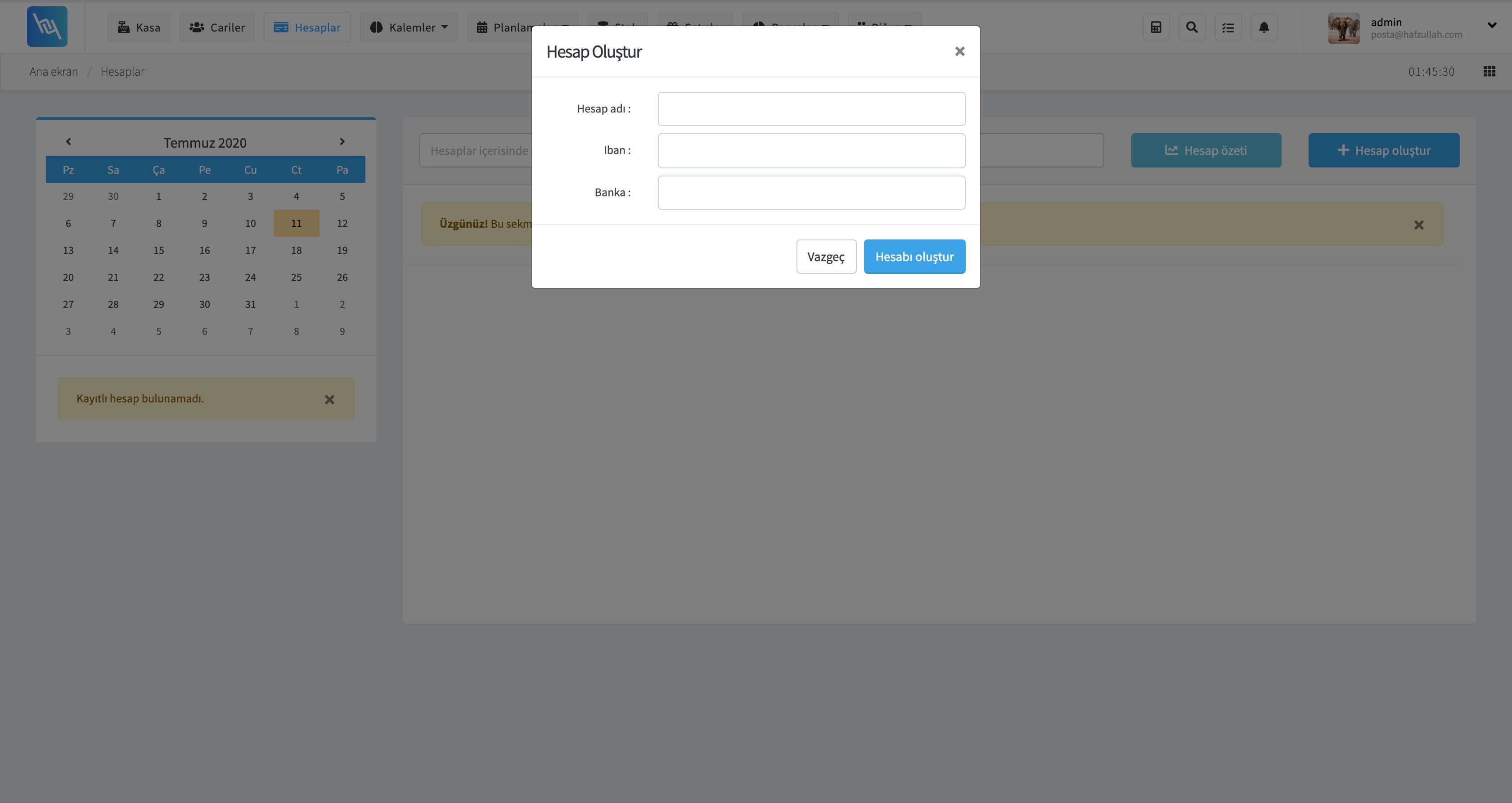 Cari, Ürün Ve Stok Takip Programı Resimleri 1