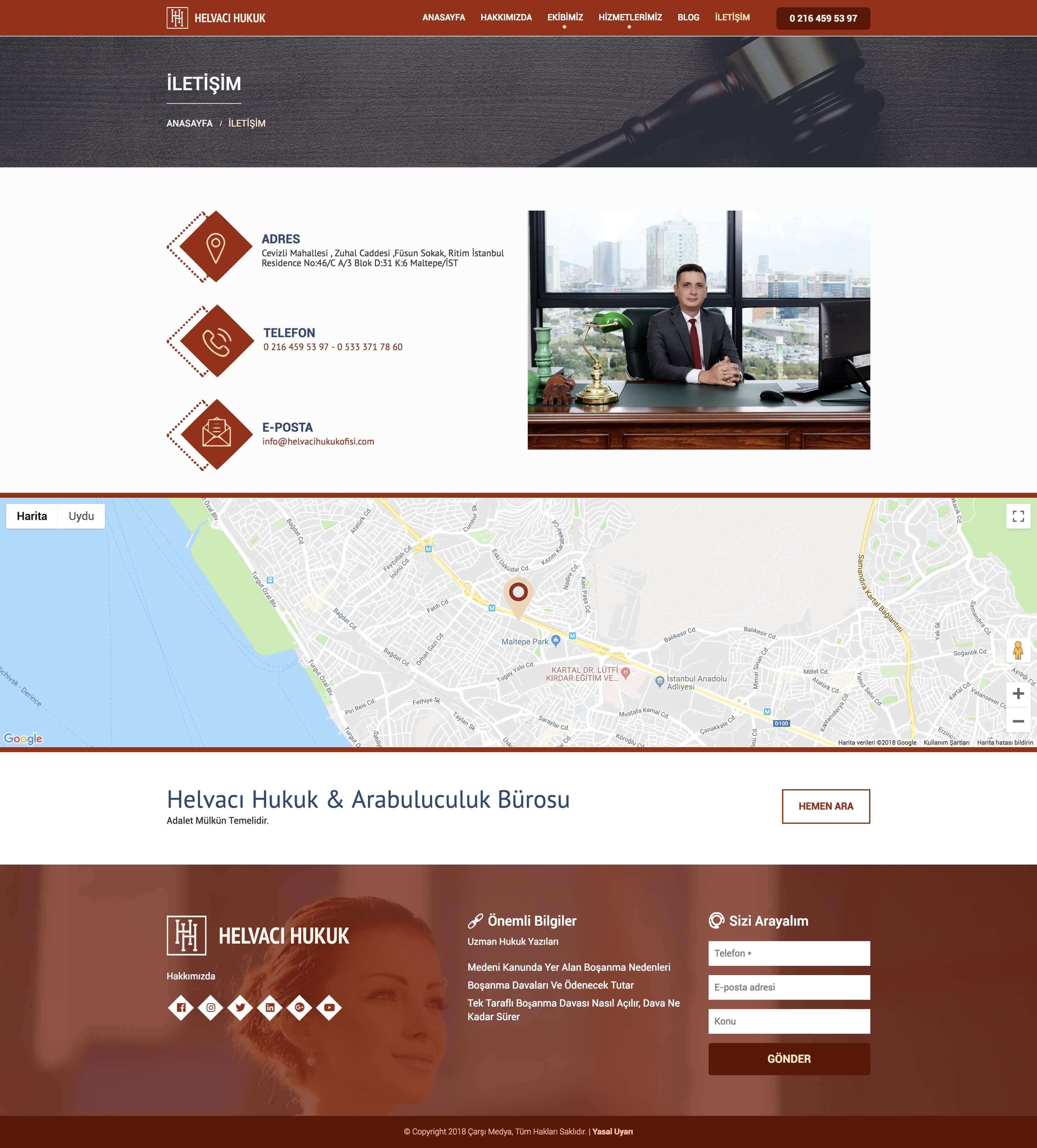 Avukatlık Sitesi Scripti - 2 Resimleri 2